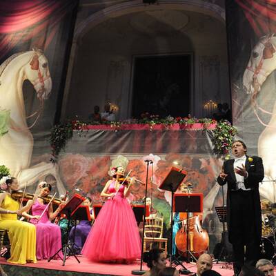 Der Auftakt zu einer wundervollen Ballnacht.