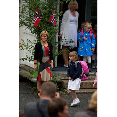 1. Schultag: Prinzessin Ingrid Alexandra
