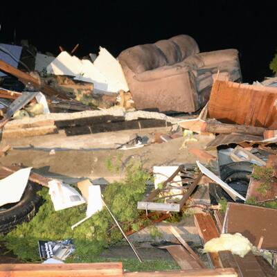 Spur der Verwüstung