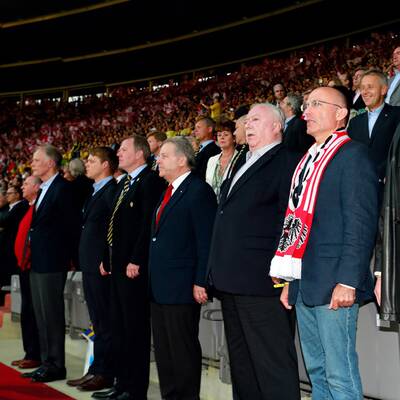 So feierte die Prominenz mit dem ÖFB-Team
