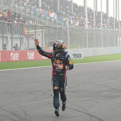 Vettel feiert seinen 4. Formel-1-Titel