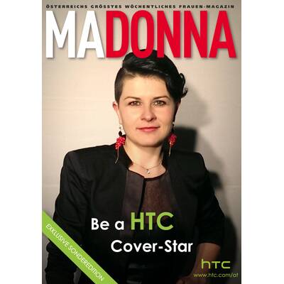 Cover-Model by HTC & MADONNA 