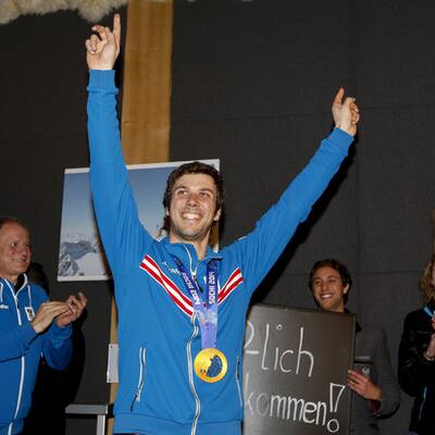 So feierten Mario Matt und Marcel Hirscher