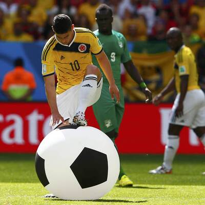 Bilder zu Kolumbien gegen Elfenbeinküste