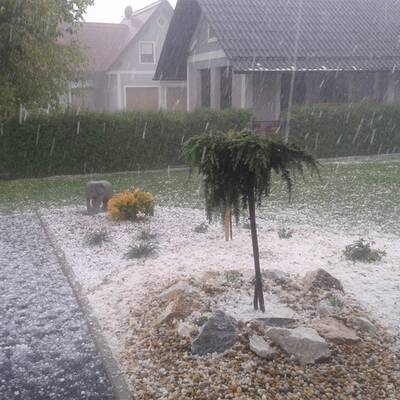 Hagel aus Superzelle