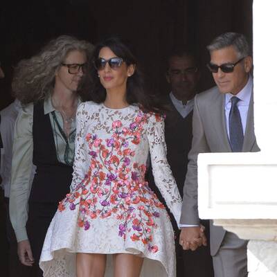 George Clooney & Amal: Die ersten Fotos nach der Hochzeit