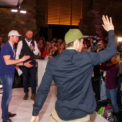 So feierte Hirscher seine Silbermedaille