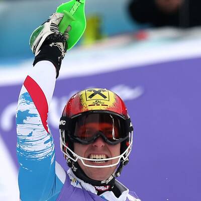 Marcel Hirscher jubelt über Gold