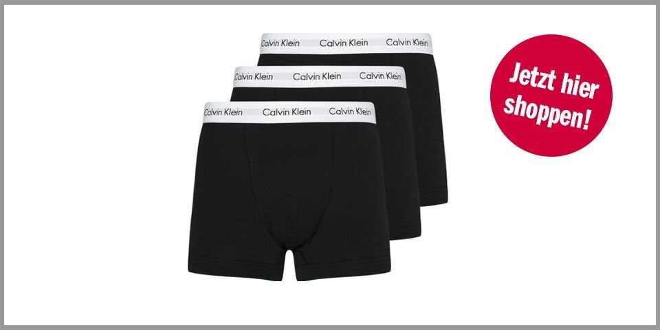 Shopping CH Frühlingsdeals Calvin Klein Boxershorts (3er Pack)