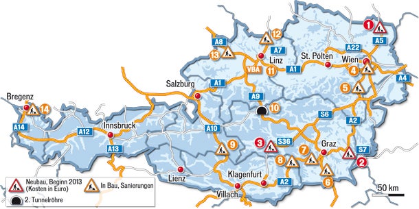 Wo es sich am meisten staut