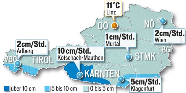 Halber  Meter  Schnee  statt  Frühling
