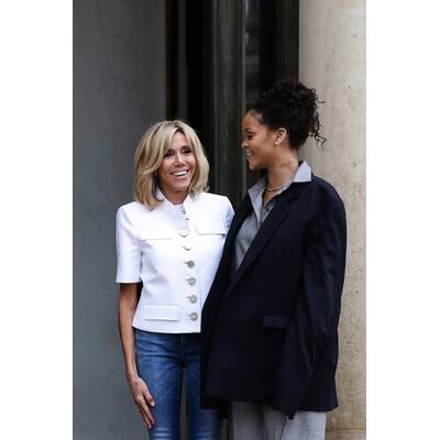 Rihanna im Palais de l'Elysee