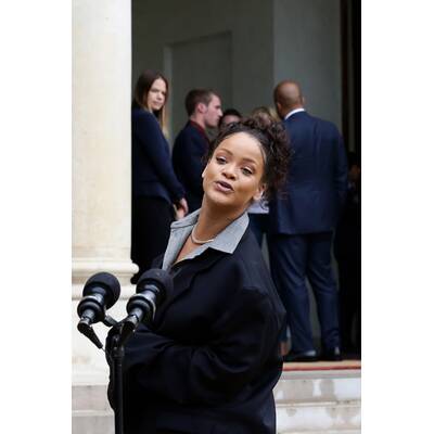Rihanna im Palais de l'Elysee