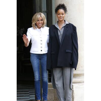 Rihanna im Palais de l'Elysee