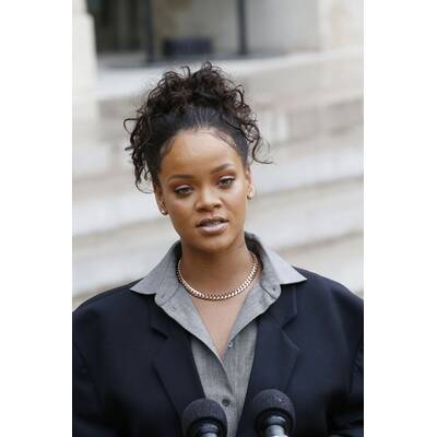 Rihanna im Palais de l'Elysee