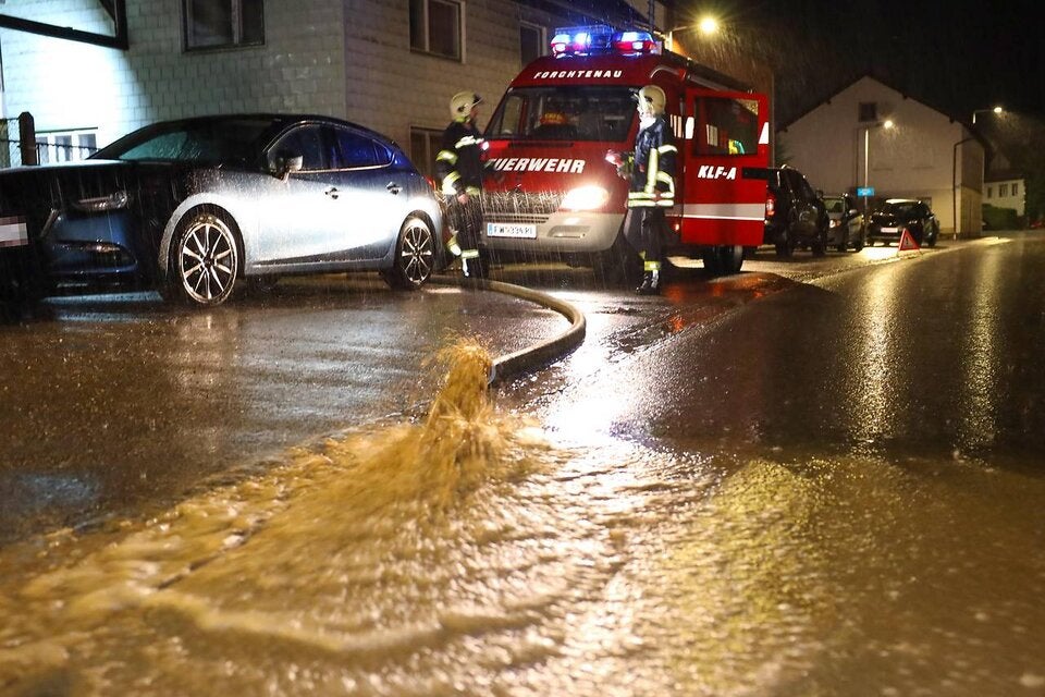 Verkehrsunfall, Überflutungen: Schwere Unwetter fegten über OÖ