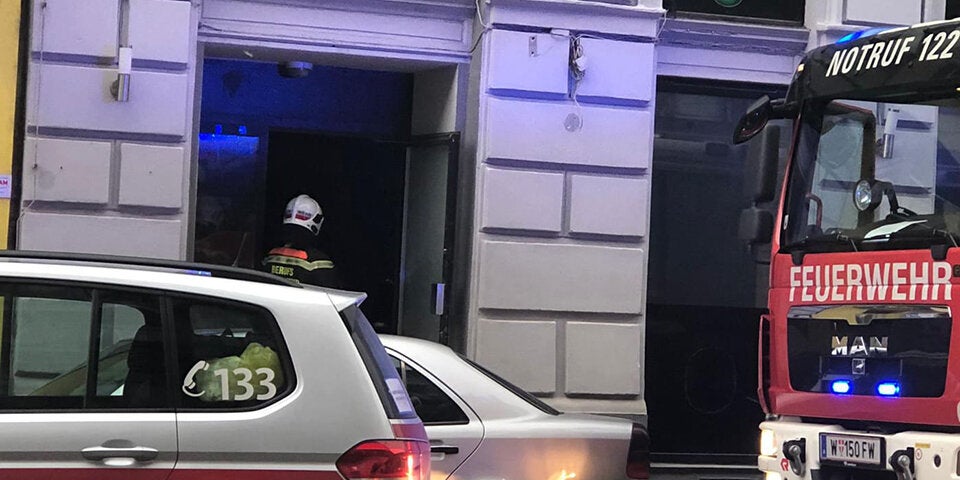 Deckeneinsturz in Wien-Brigittenau: Zwei Personen verletzt