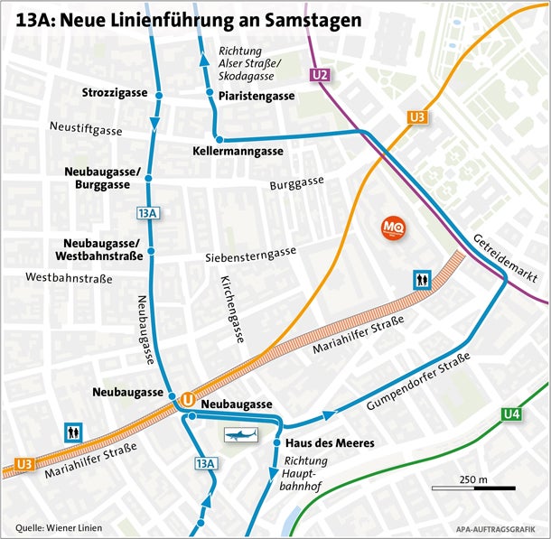 Mahü: Am Samstag neue 13A-Route