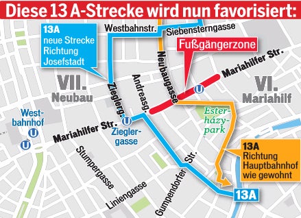 Der K(r)ampf um die neue 13A-Route
