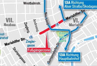 13A fährt jetzt auf seiner neuen Route