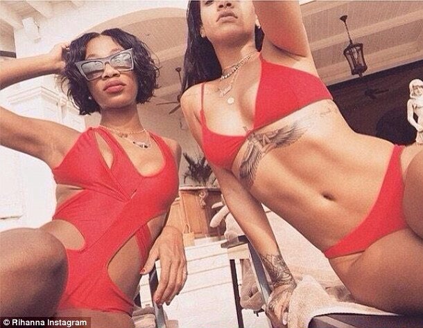 Heiße Weihnacht bei Rihanna