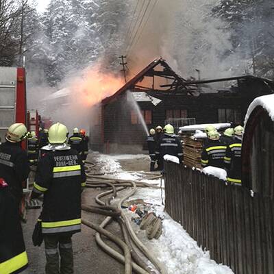 Feuerwerkskörper löste Großbrand auf oö. Bauernhof aus