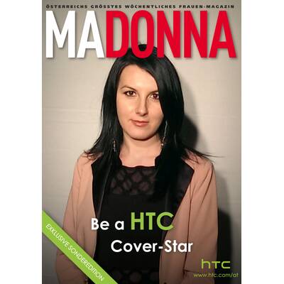 Cover-Model by HTC & MADONNA 