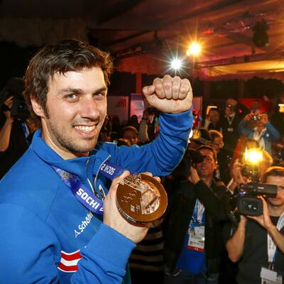 So feierten Mario Matt und Marcel Hirscher