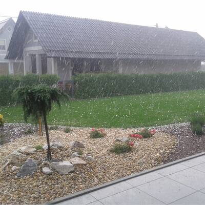 Hagel aus Superzelle