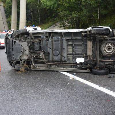 Die Bilder vom Unfall auf der A2