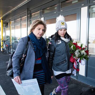 Bilder: Fenninger in Salzburg gelandet