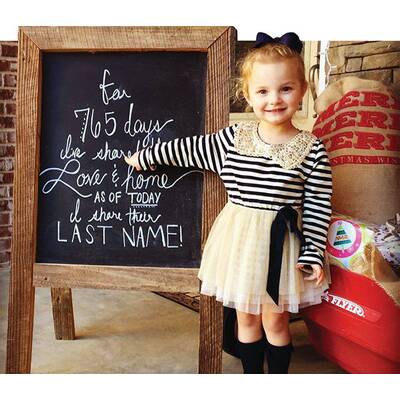 So süß feiern Kinder ihre Adoption 