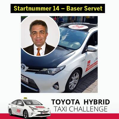 TOYOTA HYBRID Taxi Challenge Teilnehmer 