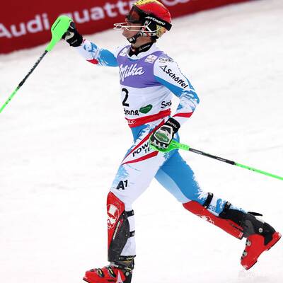 Marcel Hirscher jubelt über Gold