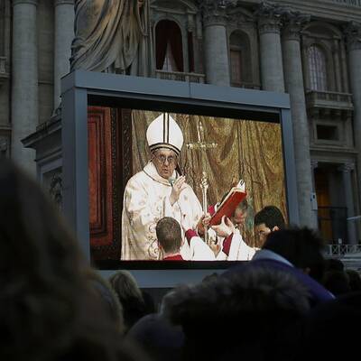 Die erste Papst-Messe