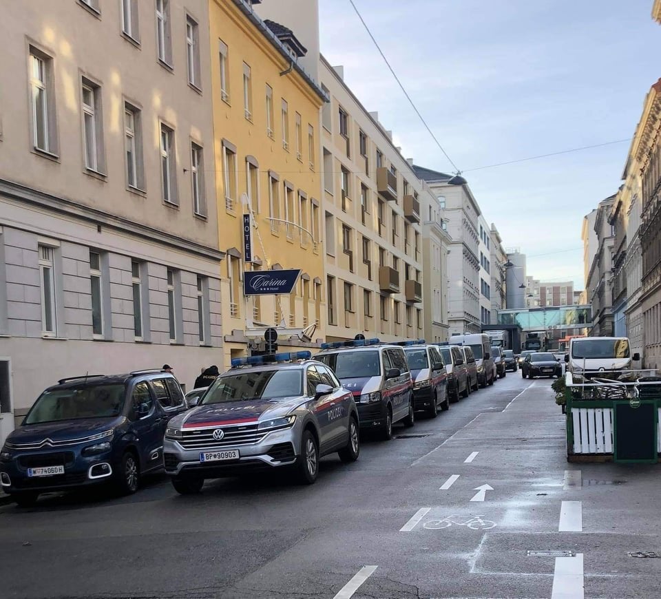 Razzia gegen Schlepperbande in Wiener Hotel