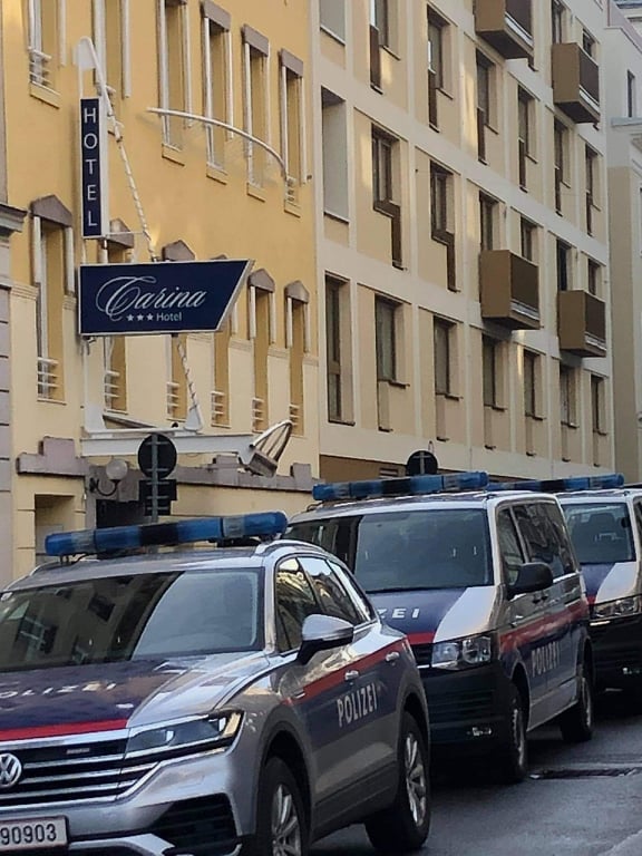 Razzia gegen Schlepperbande in Wiener Hotel