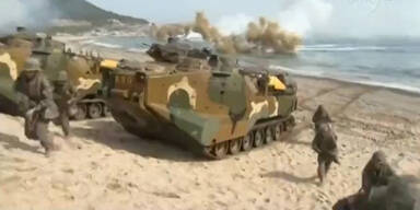 Nord- und Südkorea feuern Hunderte Schüsse ab