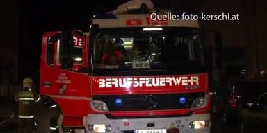 Dramatisch: Brand in Linz