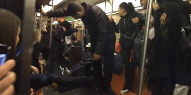 Panik in New Yorker U-Bahn