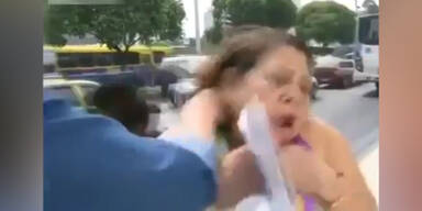 Dieb bestiehlt Frau LIVE im TV