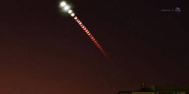 &ldquo;Blutmond&rdquo; &uuml;ber Lateinamerika