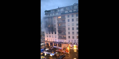 Weiteres Video der Löscharbeiten