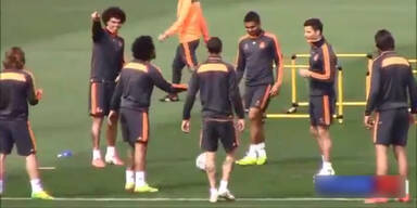 Pepe verpasst Marcelo doppeltes Gurkerl