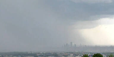 So gewaltig tobte das Gewitter in Wien