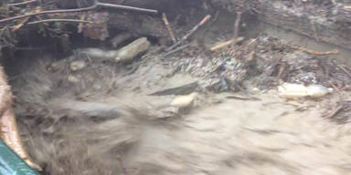 Mitten in Döbling: ein reissender Fluss