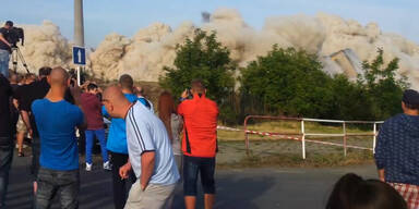 Beihnahe von Stein get&ouml;tet