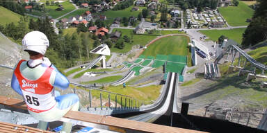 Skispringen aus der Ego-Perspektive