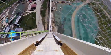 Spektakul&auml;re Wasserrutsche