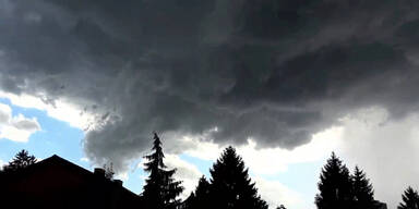 Heftige Gewitter sind im Anmarsch